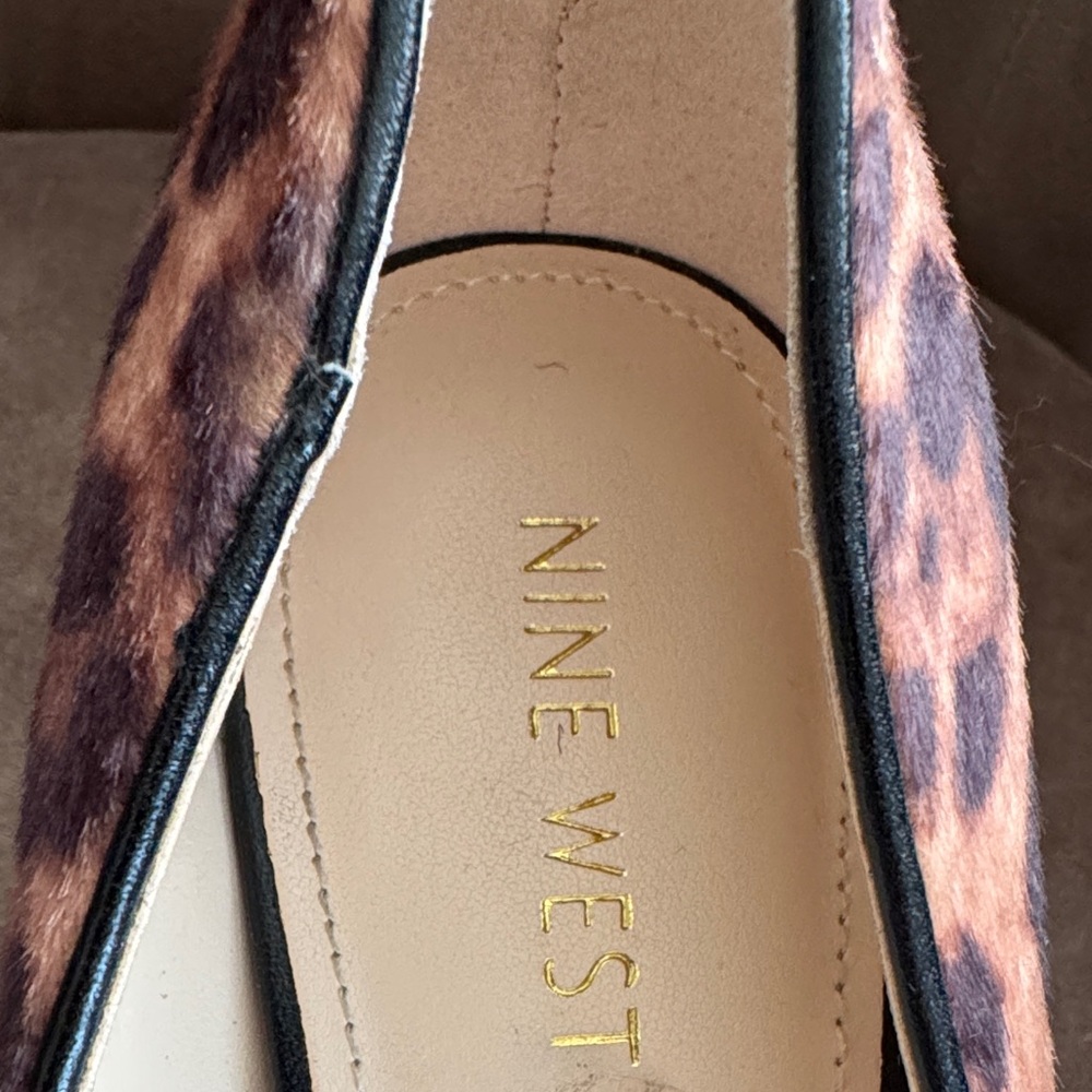 Nine West Leopard Print Pumps - Picture 2 of 5